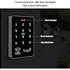 Wifi Tuya Smart Access Control System Kit RFID Access Controller IP68 Waterproof 125KHz 13.56MHz Reader + Electric Drop Bolt Lock, Phone APP Password Unlock