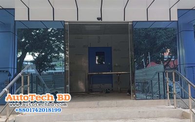 Completed Automatic Sensor Door Project by Autotech BD